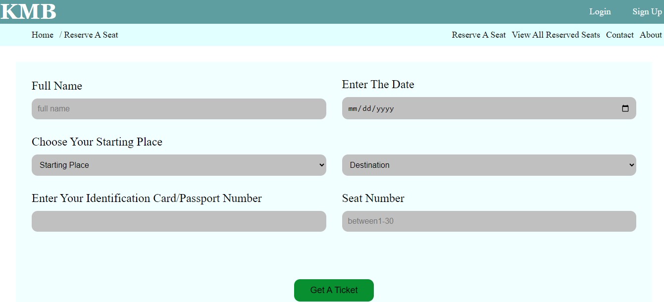 ticket form of kmb bus station page
